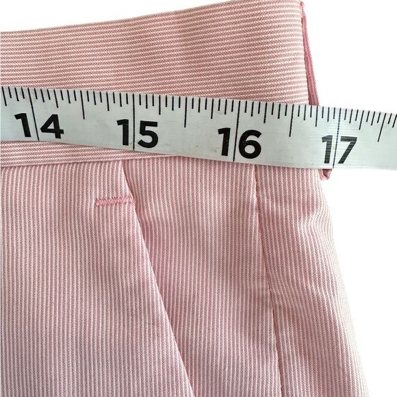 Express Men’s Pink Extra Slim Stripe Cotton Blend Textured Pant Size 31x30 - Picture 6 of 8